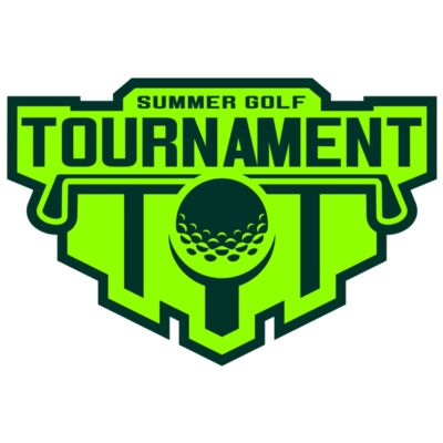 Tournament Summer golf logo template Thumbnail