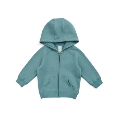 Babies Cotton Care Kangaroo Zip Pocket Hoodie Thumbnail